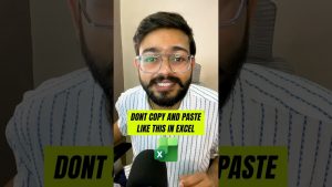 Don’t Copy and Paste Like this in Excel‼️Instead Use Amazing Trick #excel #exceltips #shorts