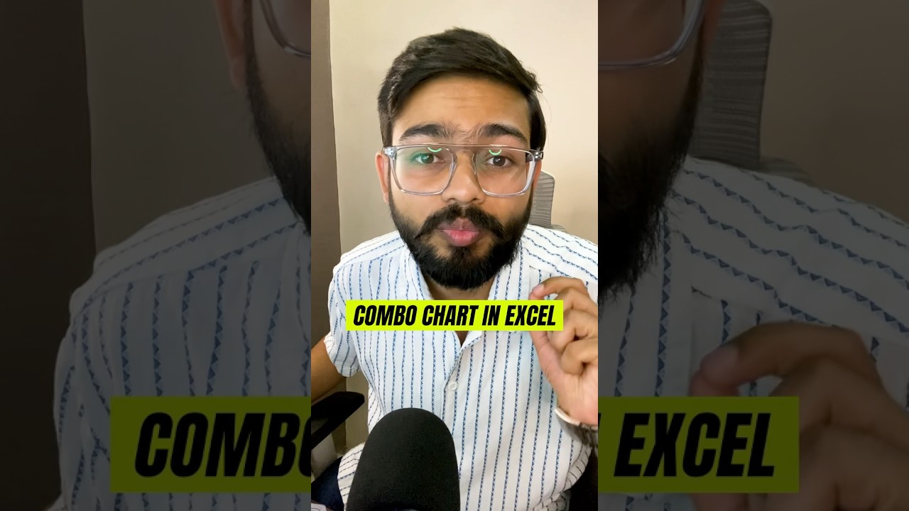 How to Create Combo Chart in Excel | Excel Amazing Feature #excel #exceltips #shorts