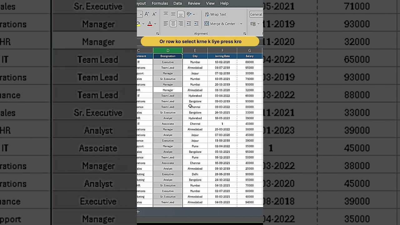 Stop Using Mouse in Excel! ????️❌ #excel #exceltips #learnexcel #exceltricks #microsoft #education