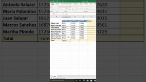 Sumar nivel DIOS en Excel