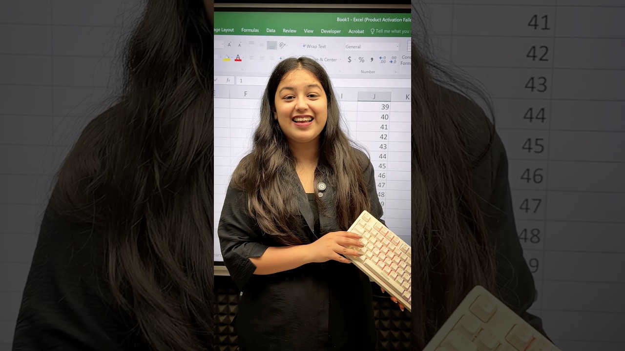 ✅Number Series in Excel #excel #exceltips #exceltutorial #excelformula #excelformulas #exceltutorial