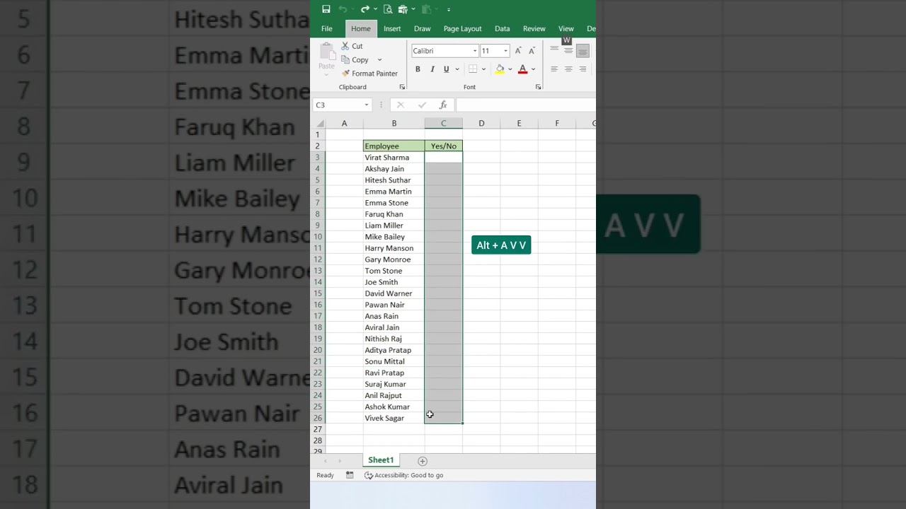 ms excel tips | Microsoft Excel| advance excel tips #shorts #shortsvideo #excel #msexcel