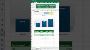 Excel tips and tricks || Create an attractive slicer trick with chart #Excel #exceltips #exceltricks