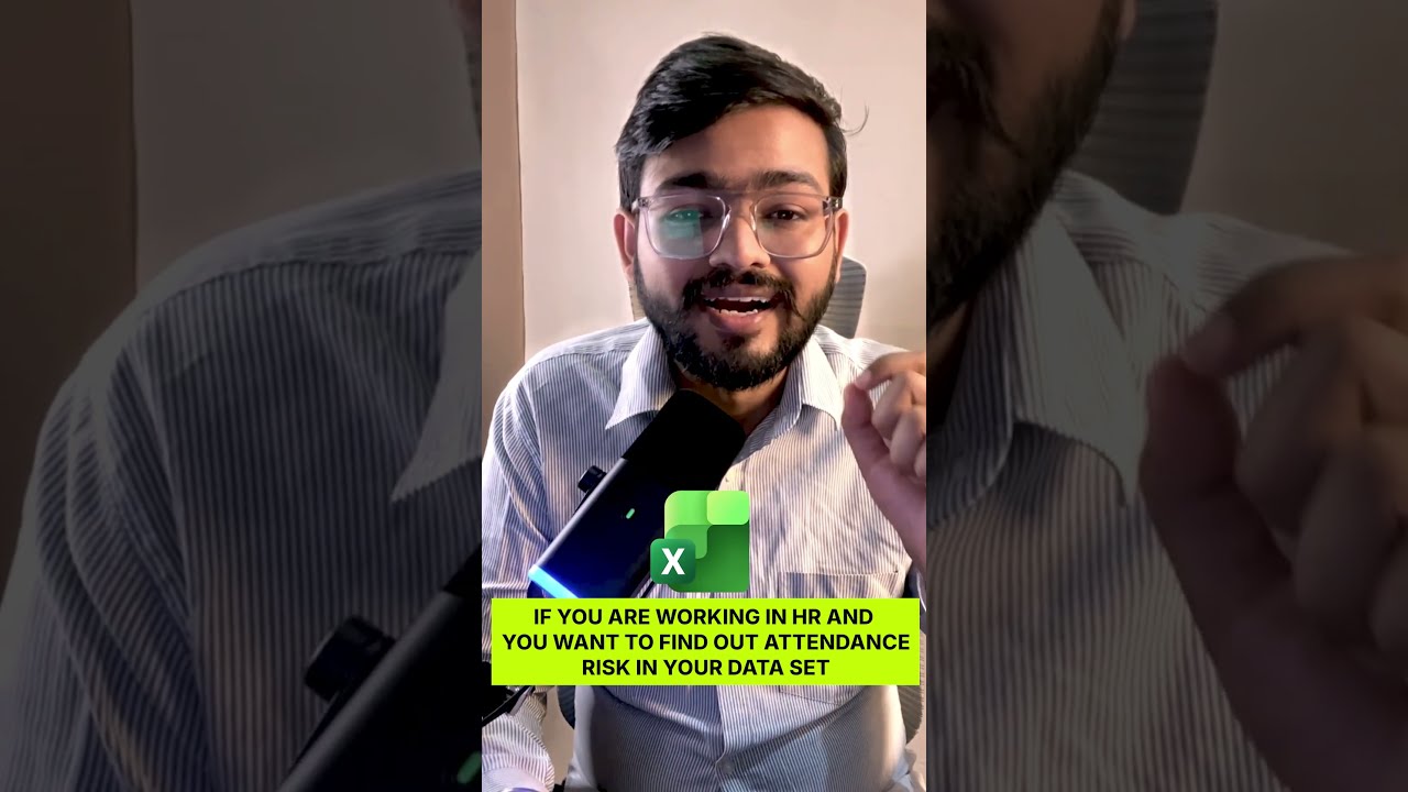 How to Detect Attendance Risk in Excel‼️Copilot Amazing Trick #excel #exceltips #copilot