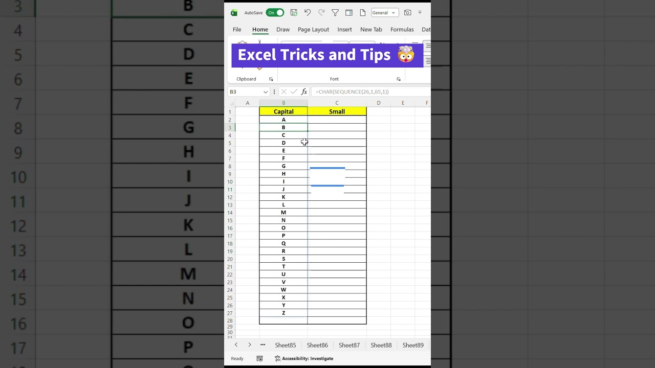 Excel Tricks and Tips 🤯| Excel Shorts #excel #exceltips #exceltutorial #exceltricks #excelformula
