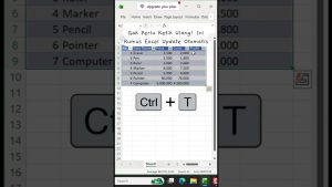 Gak Perlu Ketik Ulang! ini Rumus Excel Update Otomatis #excel #exceltips #exceltricks