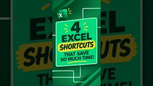 You’re Using Excel the Hard Way! Try These 4 Shortcuts #excel #exceltips #excelshortcuts #officetips