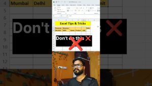 Excel Tips & Tricks 🔥 | Amazing Excel Trick You Need to Know! #shorts