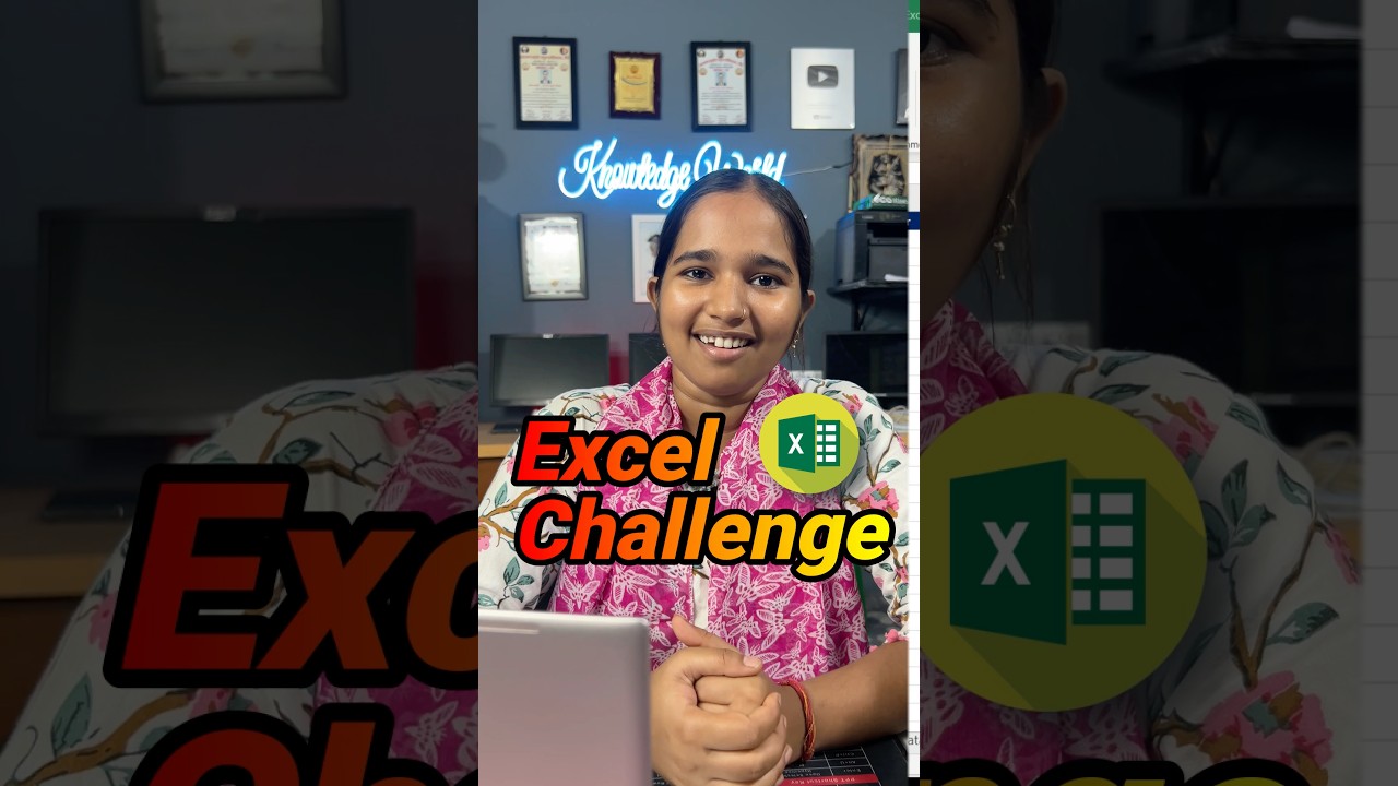 🏆Unique Excel Trick🔥30 Sec. Excel Challenge #shorts #excel #exceltips #excelformula #computer