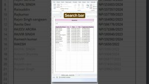 Create a Smart Search Bar in Excel 🔎 | Find Data Instantly! #Shorts
